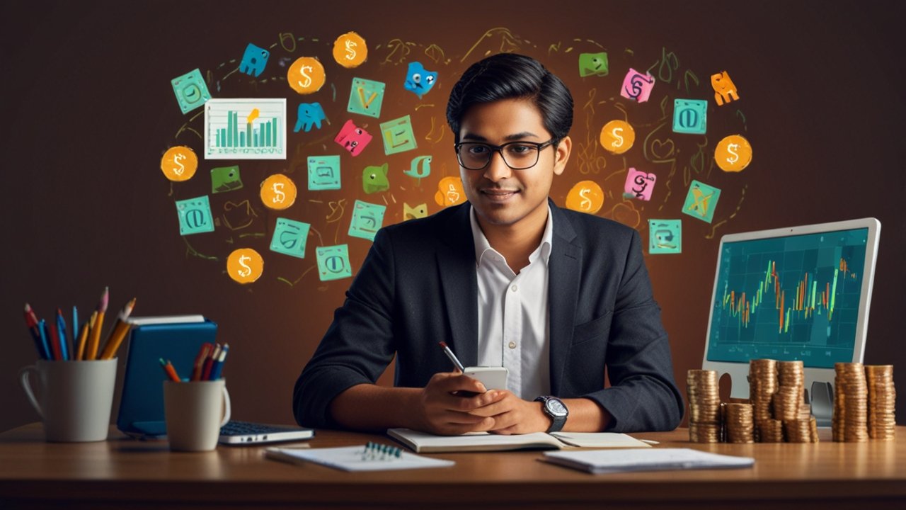 How to earn money in 2025 India – student making money online