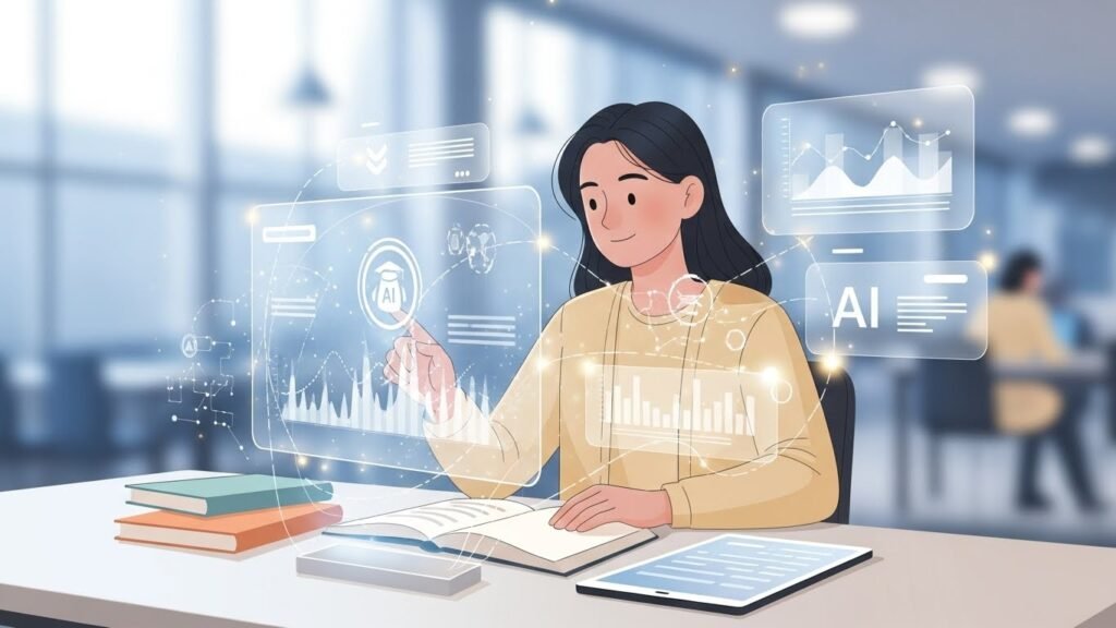 students using ai tools for studying to save time and learn faster