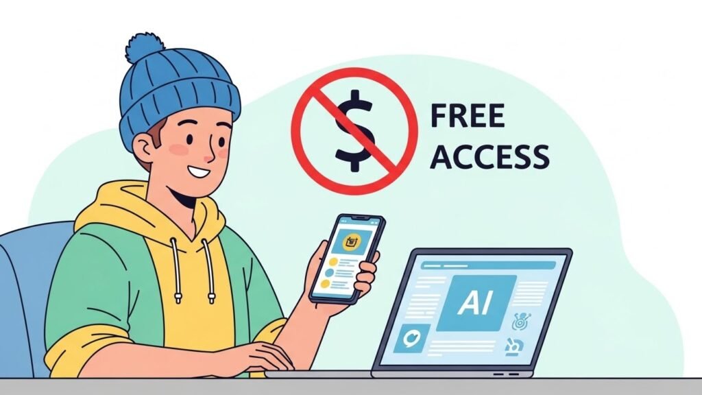 Free AI tools for beginners without payment