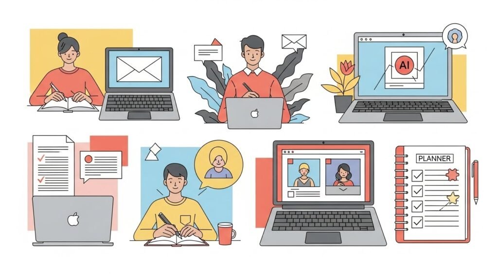 AI tools for daily use by students and working beginners