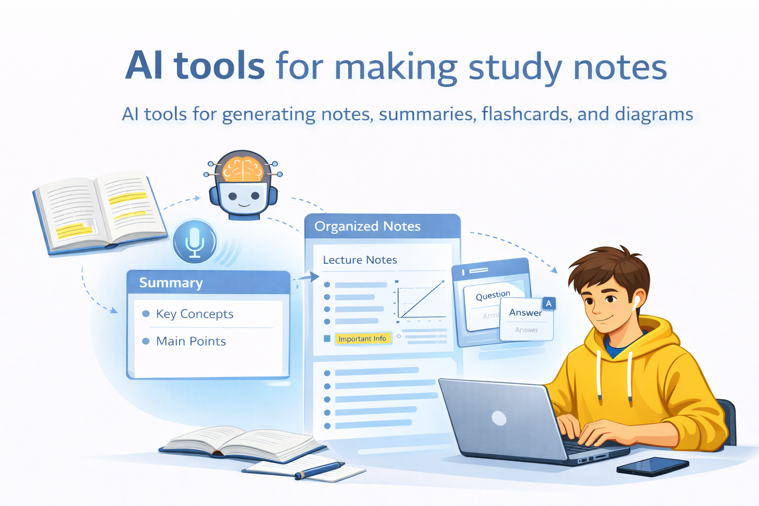 ai tools for making study notes