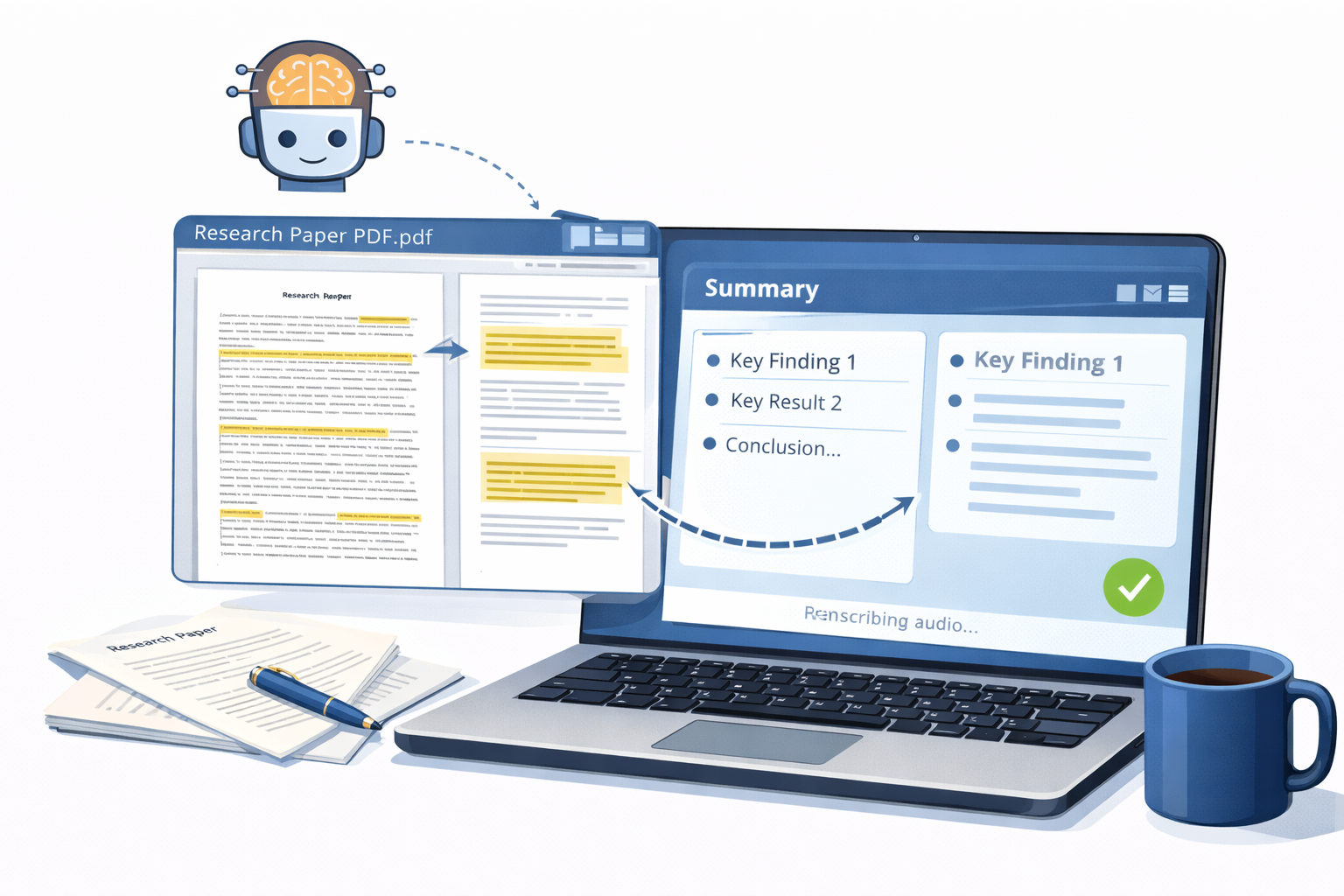 ai tools summarizing pdf into study notes