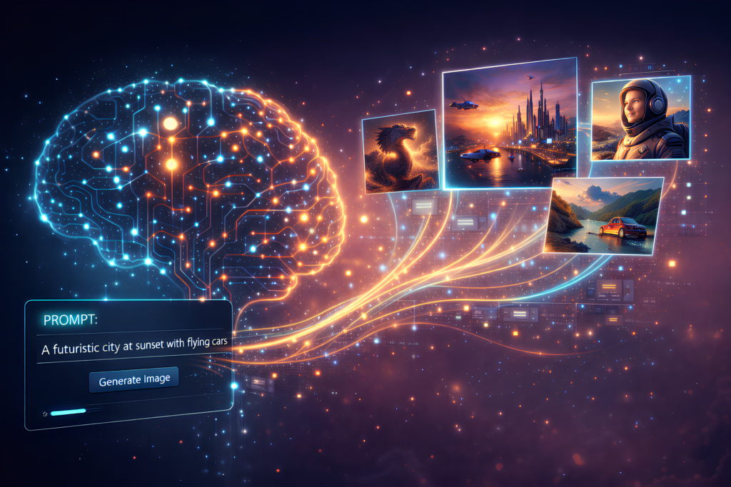 AI image generation process explained