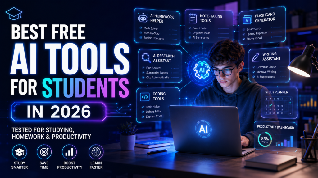 Best Free AI Tools for Students in 2026 (Tested for Studying, Homework ...